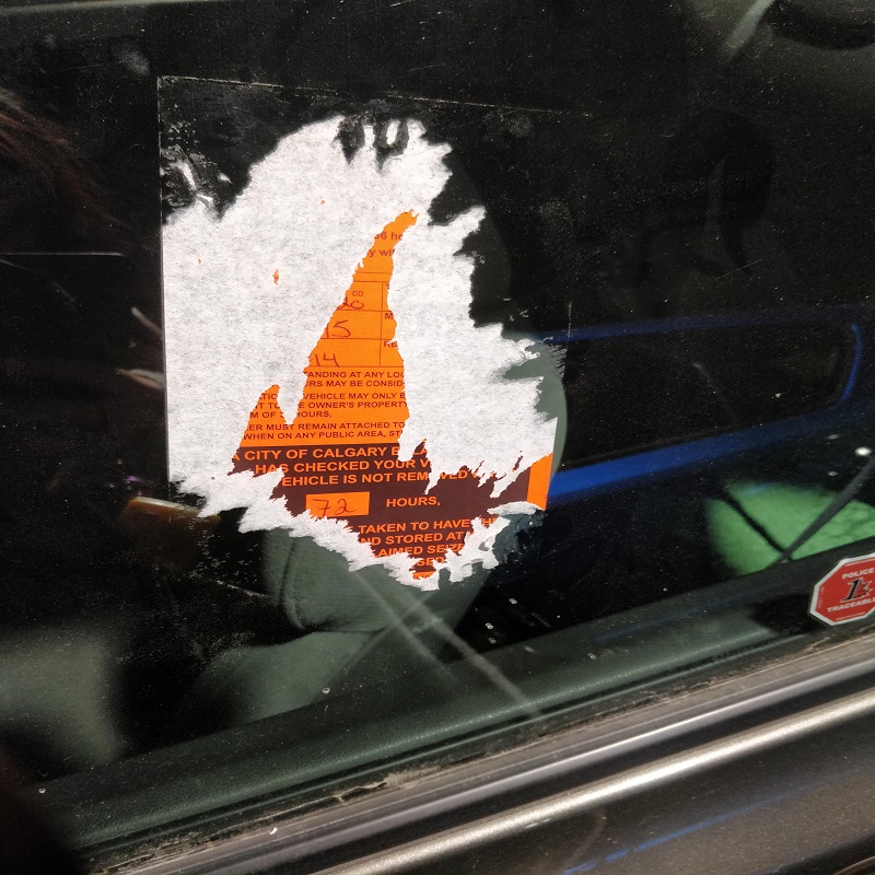 get sticker residue off car window