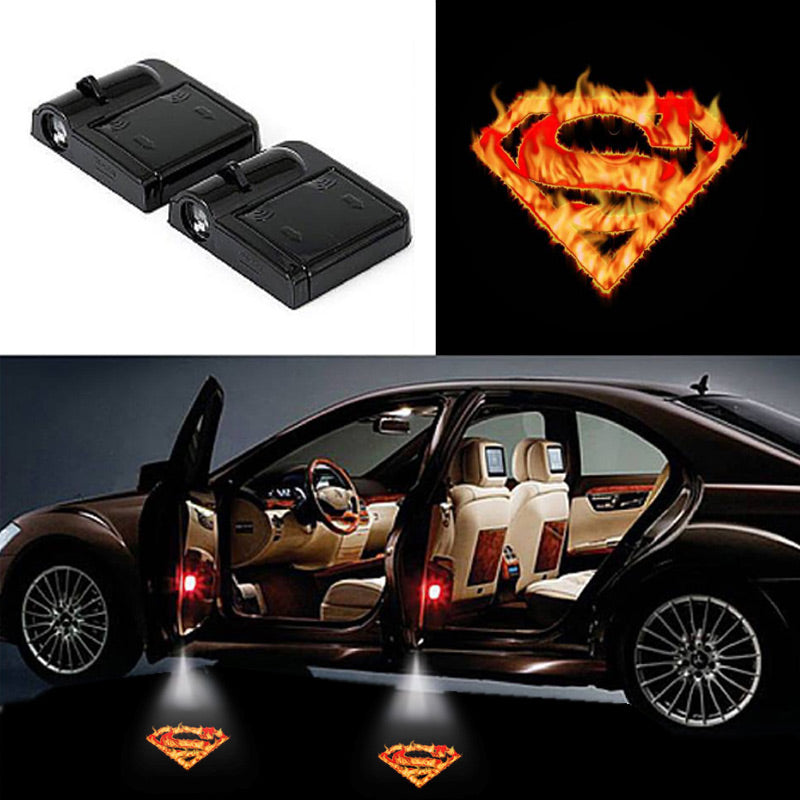 Car door light projector