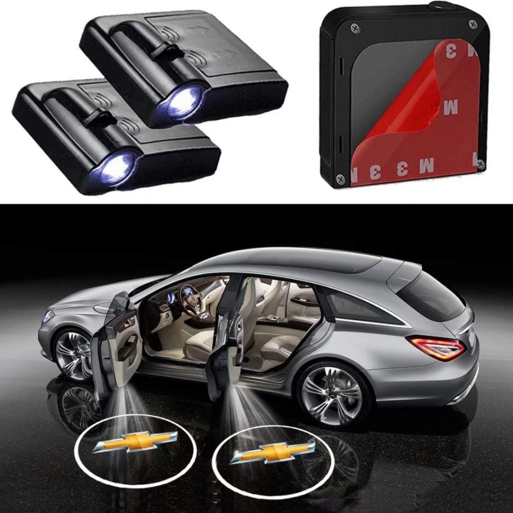 Car door light projector