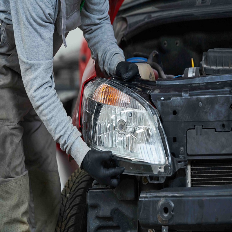 fix a headlight