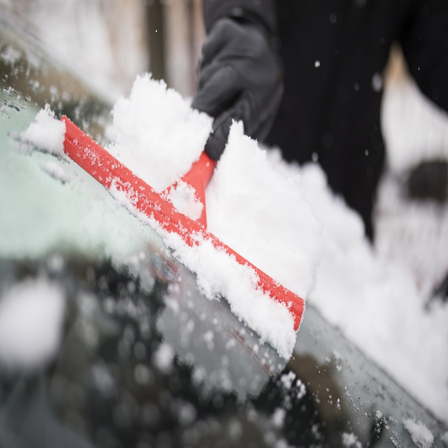 get ice off windshield