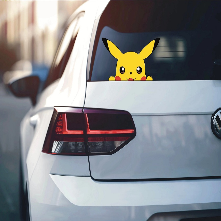 Pikachu Car Sticker