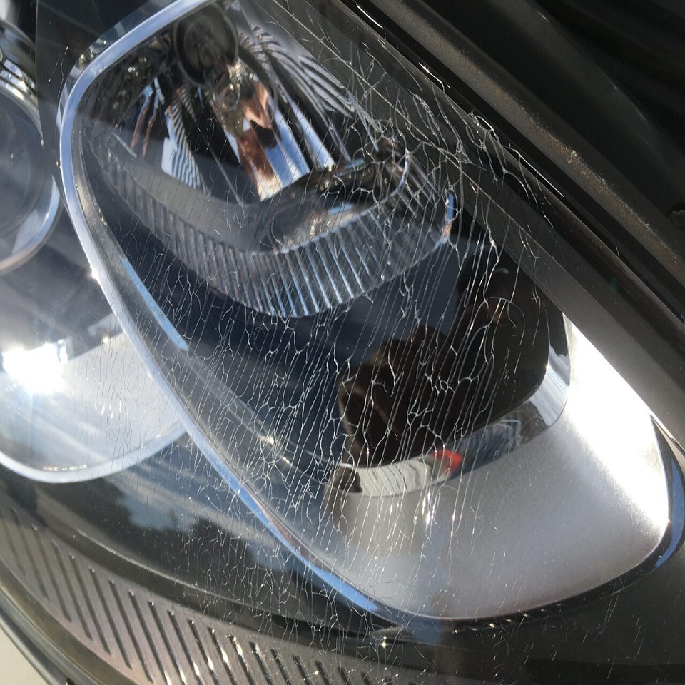 cracked headlight repair