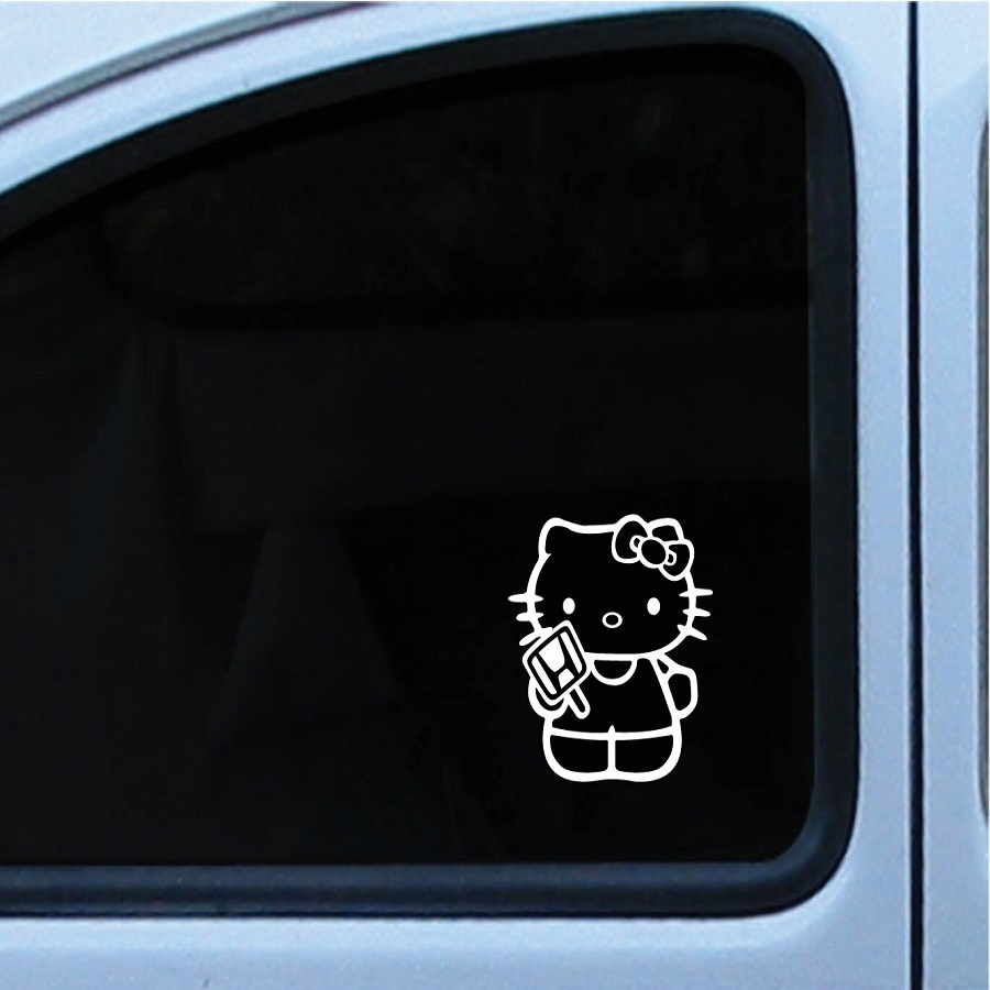 hello kitty car stickers